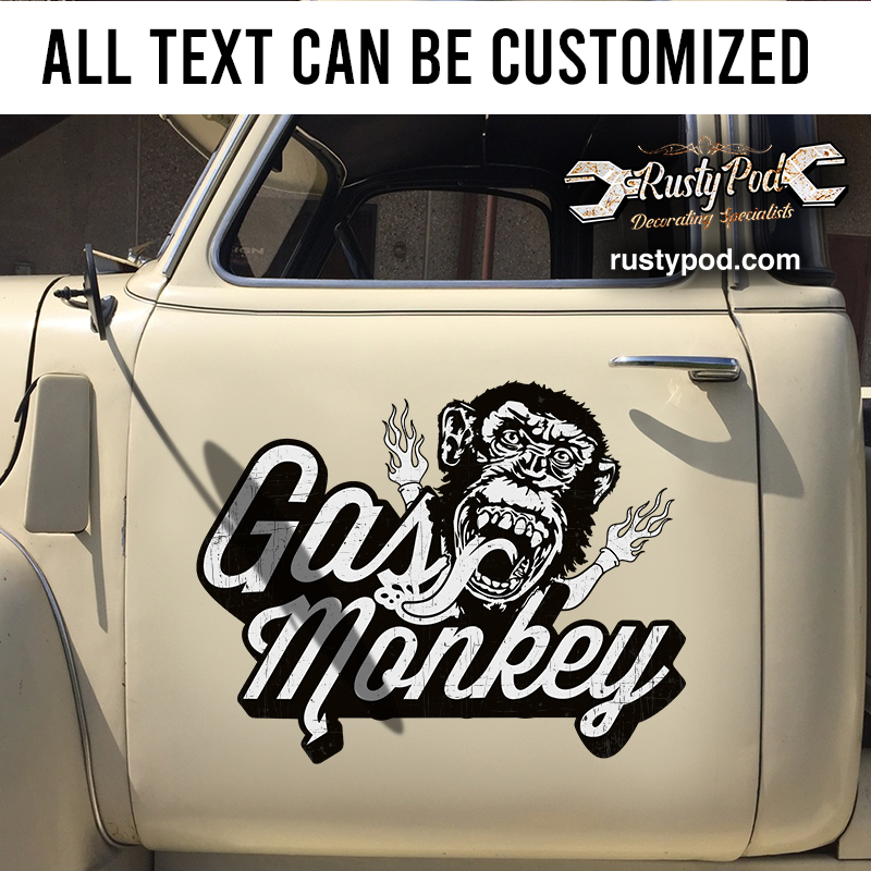 gas monkey sticker 11006